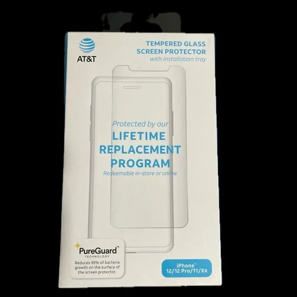 iPhone 12 Pro 12 11 XR Tempered Glass Screen Protector