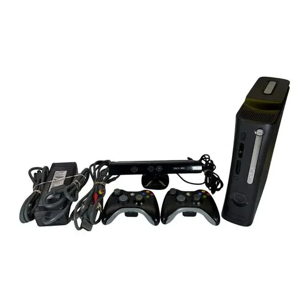 Microsoft Xbox 360 Bundle OEM Controller, Kinnect, Cables