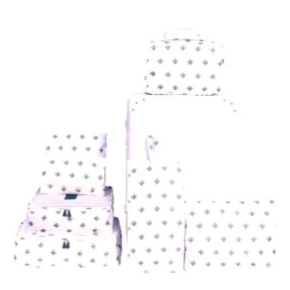 Cactus Pattern 7 PC Travel Bags Closet Dresser