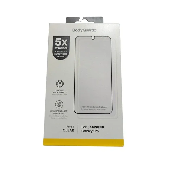 Z5N BodyGuardz Pure‎ 3 Tempered Glass Screen Protector For Samsung Galaxy S25