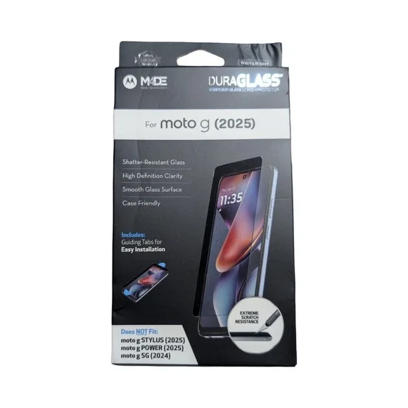 Aa9-O Duraglass Tempered Glass Screen Protector for‎ Moto g (2025)
