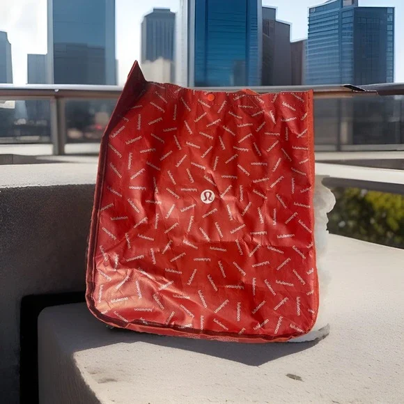 Lululemon Shopping‎ Bag Large Red Monogram