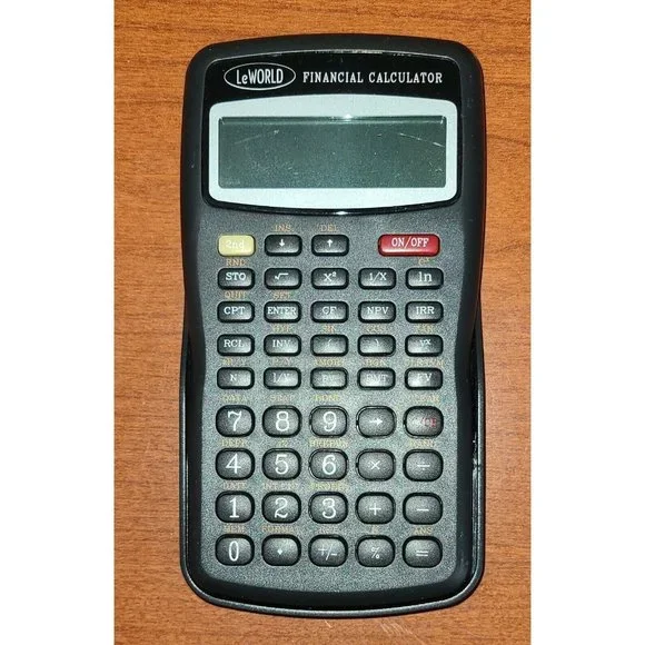 Financial Calculator by Le World FOR PARTS ONLY