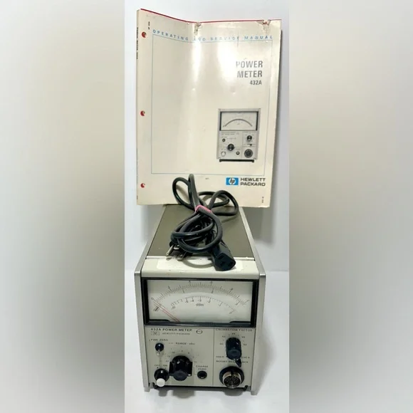 Hewlett-Packard 432A RF Peak Power Analog Meter