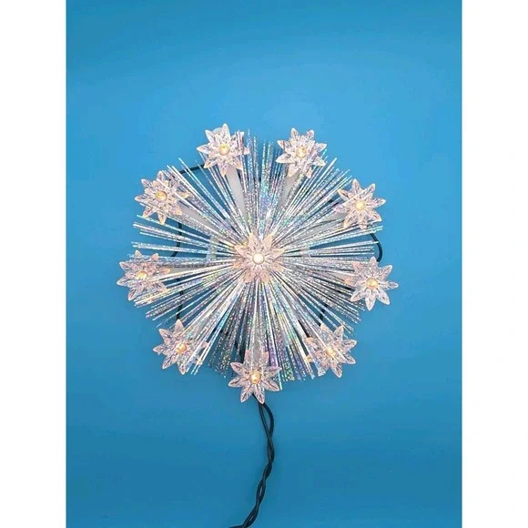 White Light Tree Topper 7