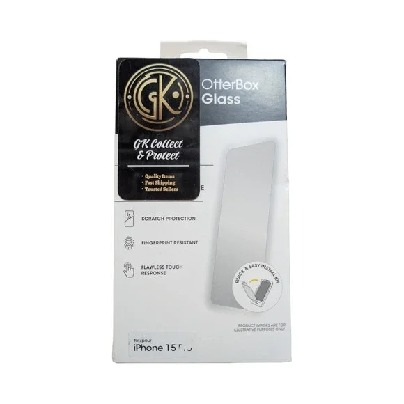 Mm6-N Otterbox Glass Clear Screen Protector‎ for Apple iPhone 15 Pro