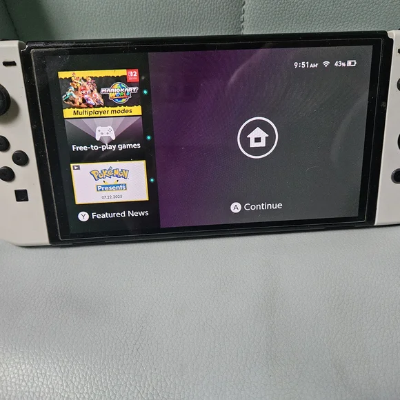 White Nintendo Switch OLED Console