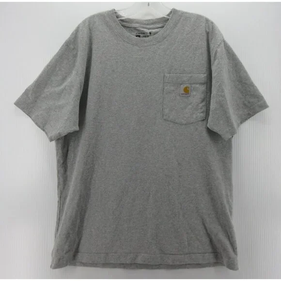 Carhartt Shirt Medium Pullover Loose Fit Pocket Work Wear Outdoor