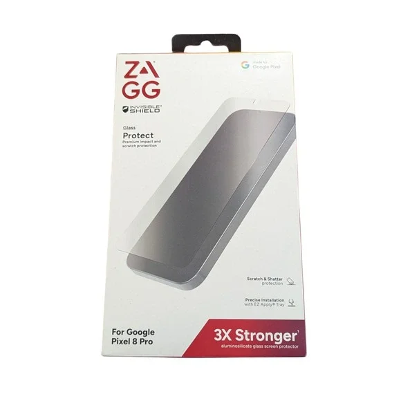 Z4N Zagg Invisible Shield Glass Screen Protector for Google‎ Pixel 8 Pro