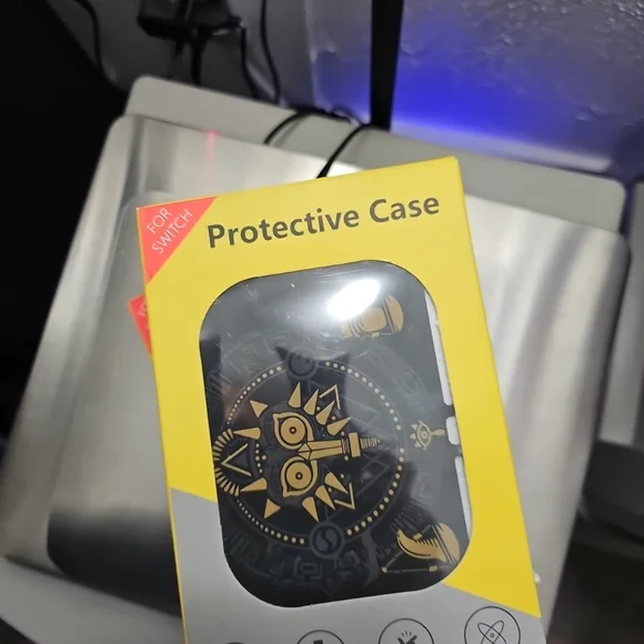 Yellow and Black Protective Case for Switch