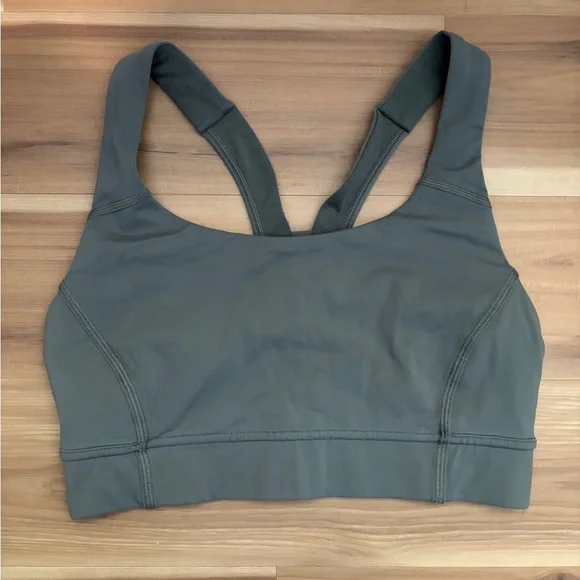 Lululemon Power Through Bra - Grey Sage Size 6