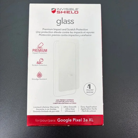 ZAGG InvisibleShield Google Pixel 3a XL Screen Protector Clear Glass 200104226