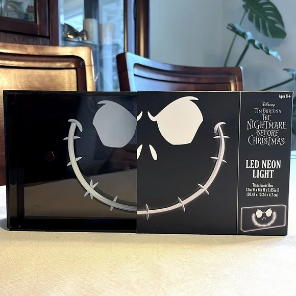 NEW DISNEY Tim Burton Nightmare Before Christmas Led Neon Light