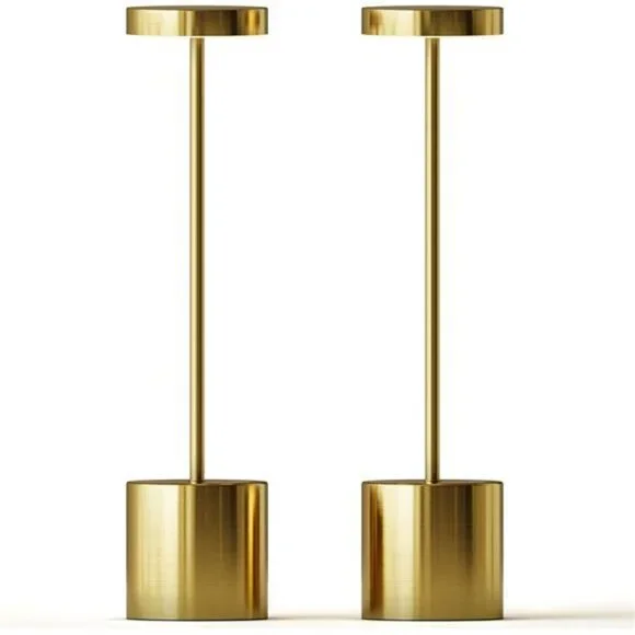 Cordless Table Lamps Set of 2 Rechargeable LED Battery Touch Light for Room