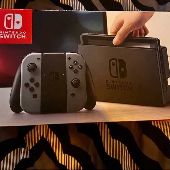 Nintendo Black Console Sleek Design Versatile Play