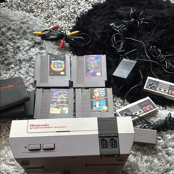 Nintendo Gray NES Console Classic Design