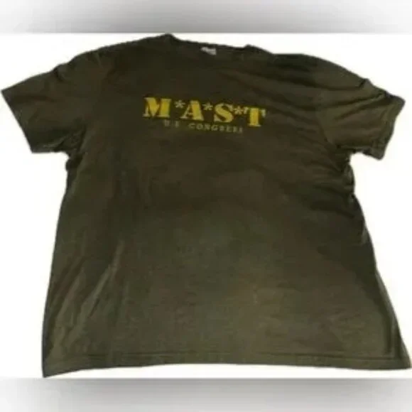 Rare mint vintage MAST FOR CONGRESS ✝️ authentic men's large Port & Company