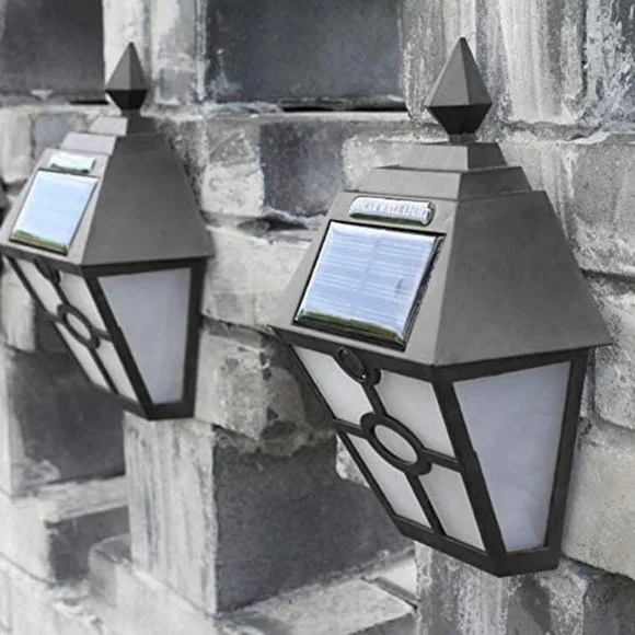LED Solar Wall Lights, 2 Pack