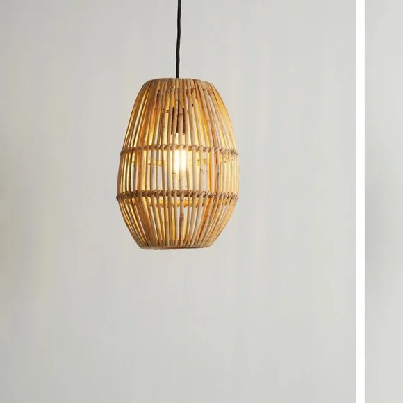 Urban Outfitters Natural Woven Lantern