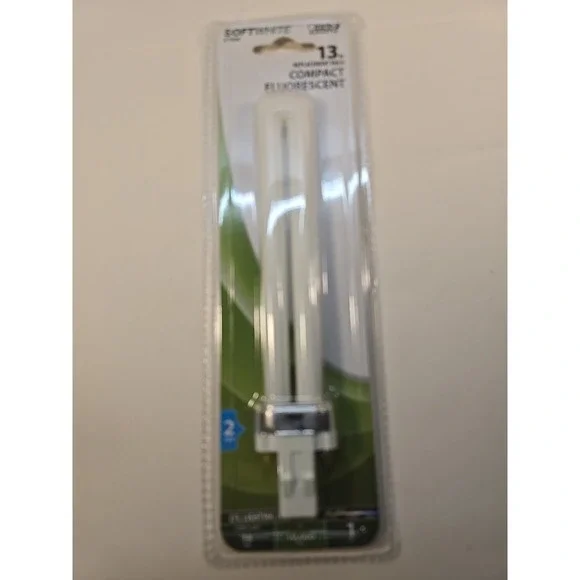 Feit BPPL13‎ Single Tube Compact Fluorescent LIGHT Bulb 2 Pin Soft White 13 Watt