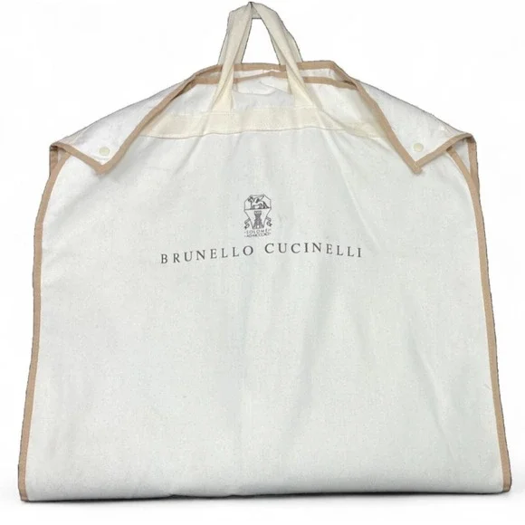Brunello Cucinelli Garment Bag Ivory 22.5x46