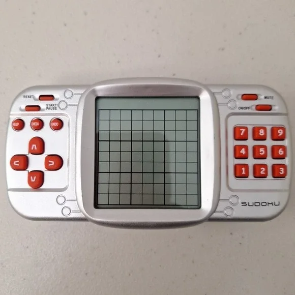 Vintage SUDOKU Electronic Handheld Game W/ Help Features TESTED WORKS