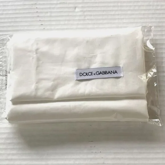 DOLCE and GABBANA Hanging Clothes Dust Bag Crisp White 36 x 20 in 36 x 20 inches