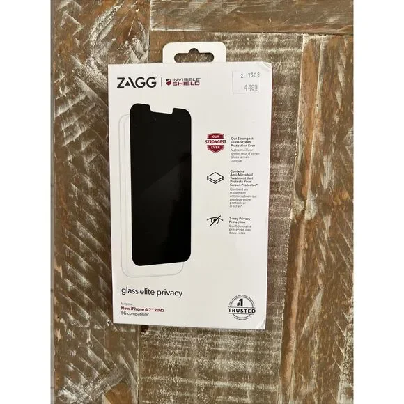 I Phone Screen Protector -NIB‎ Zagg Glass Elite Privacy New iPhone 6.7