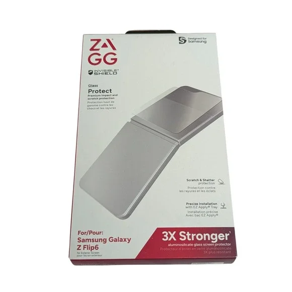 U7-N ZAGG Invisible Shield‎ Glass Screen Protector for Samsung Galaxy Z Flip6