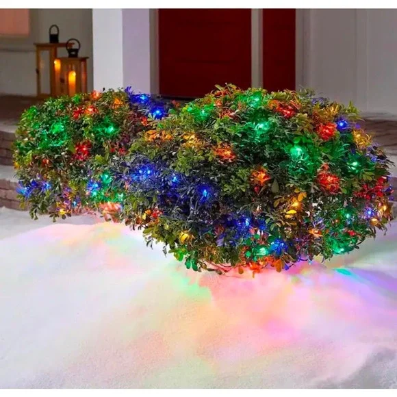 Home Accents Holiday‎ 150 Multi Colored Mini LED Net Lights Steady Lit 4x6 ft