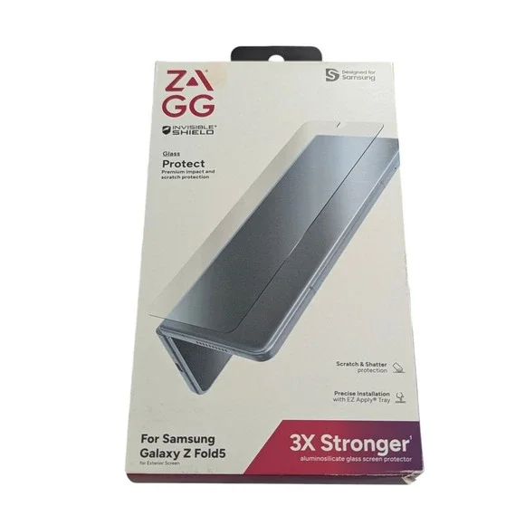 U6-N Zagg Invisible‎ Shield Glass Screen Protector for Samsung Galaxy Z Fold5