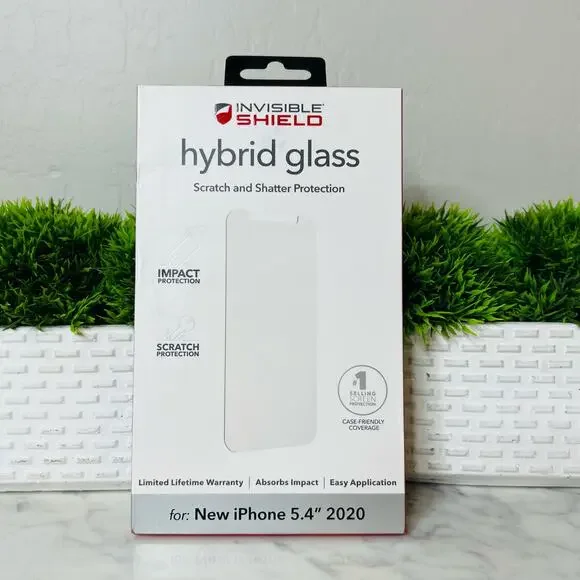 ZAGG InvisibleShield Glass + Screen Protector for Iphone 5.4 2020 - Clear