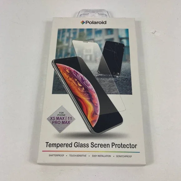 NIB Polariod Tempered Glass Screen Protector Iphone XS Max / 11 Pro Max