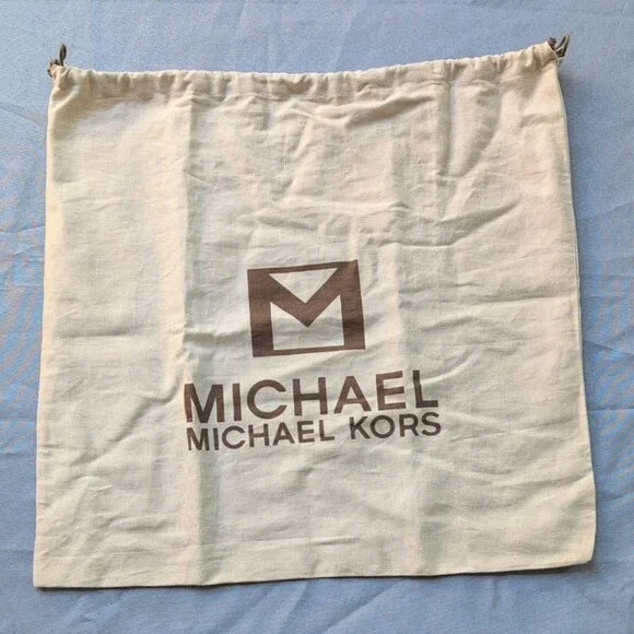 Michael Kors Drawstring Dust Cover Bag 18 x 17.5 Inches Canvas Vintage