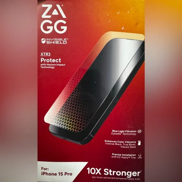ZAGG InvisibleShield XTR3 for iPhone 15 Pro