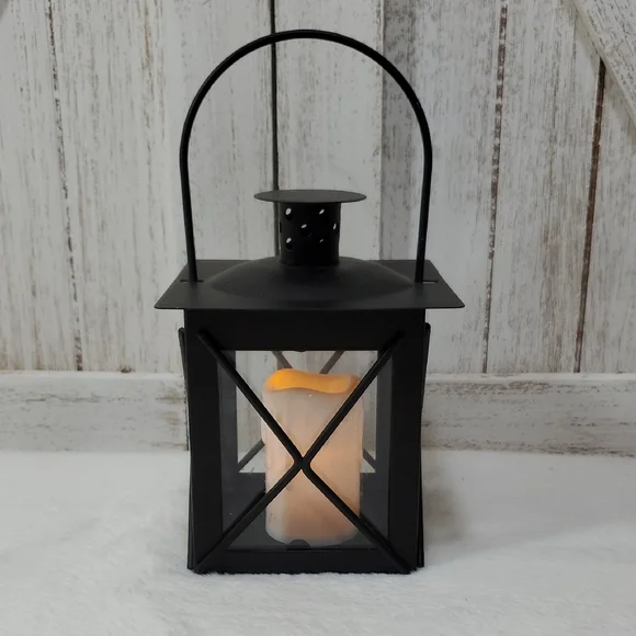 Black Lantern With Candle