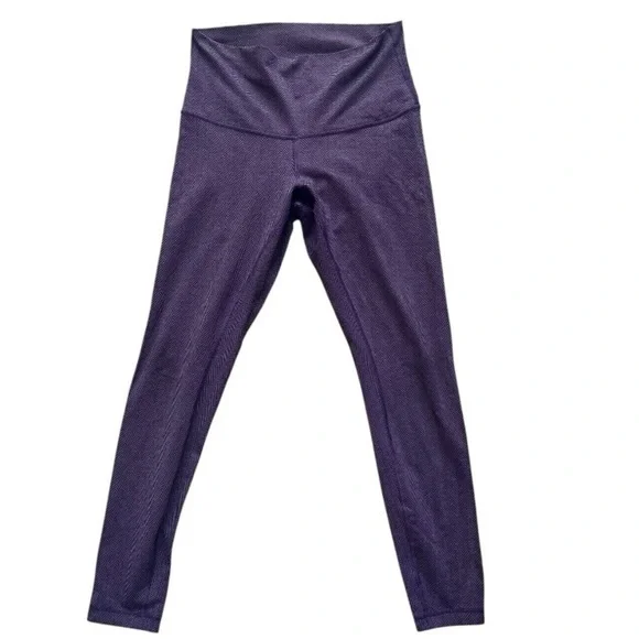 Lululemon Wunder Under Purple High-Waisted Leggings Size 8