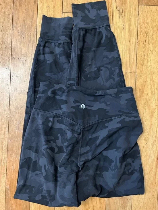 Lululemon Align Jogger 28 inch Heritage 365 Camo Deep Coal Multi Size 4