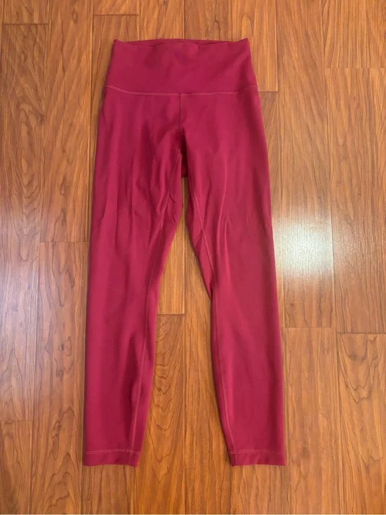 Lululemon Wunder Train Contour Fit High Rise Leggings Womens 6 Pink