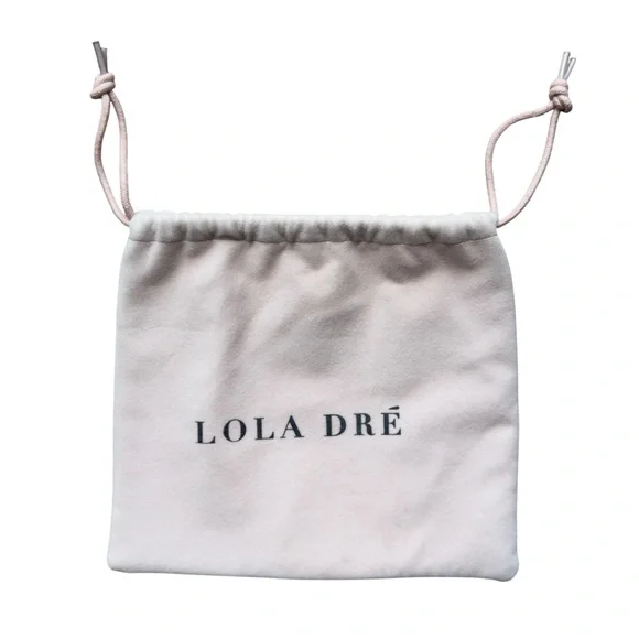 Lola Dre Light Pink Dust Drawstring Bag