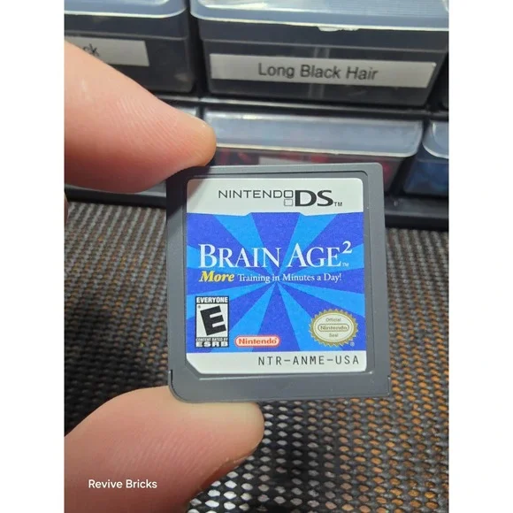 Brain Age 2 (Nintendo DS,‎ 2007) Game Only Tested Working Great Condition