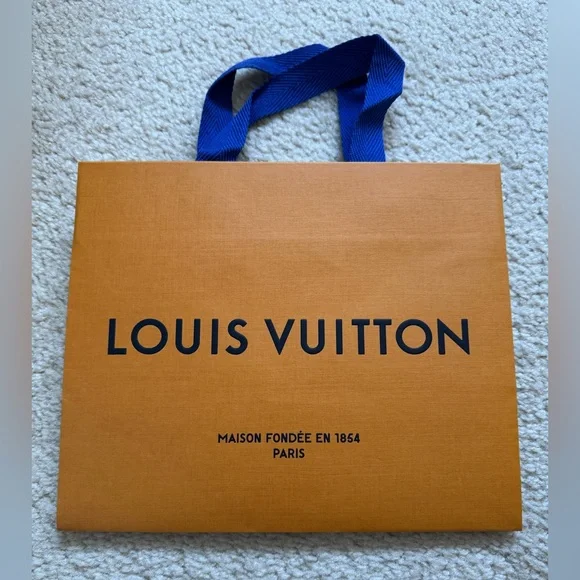 Louis Vuitton Orange Shopping Bag