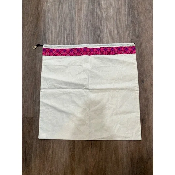 Tory Burch Dust Bag Logo Geometric Print Drawstring‎ Pouch
