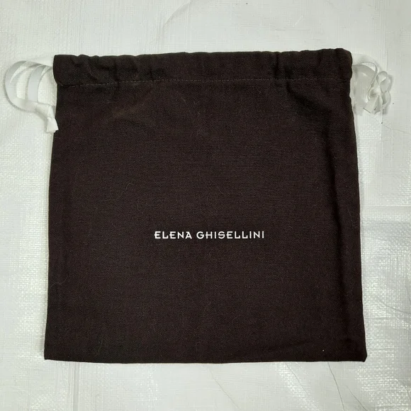 Elena Ghisellini Brown Drawstring Dust Cover Bag
