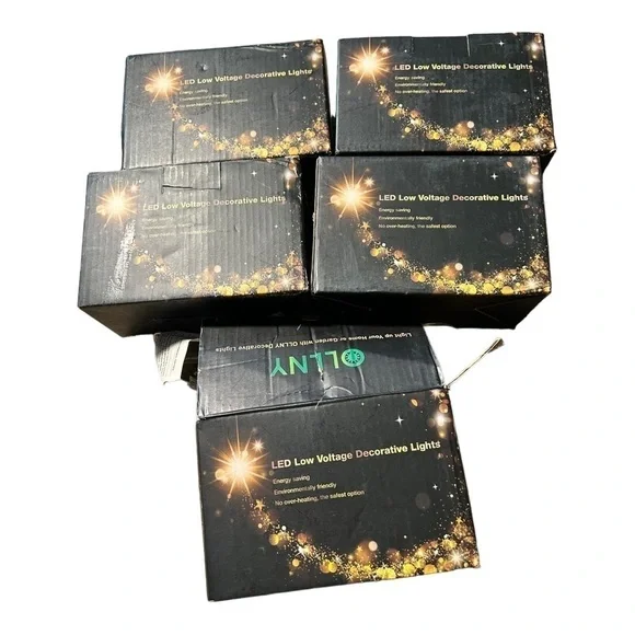 ollny purple LED low voltage decorative lights, 5 boxes brand new