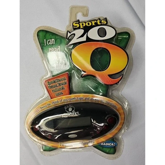 NEW Sports 20 Questions Handheld Electronic Game - A1, 2006 NIP Radica