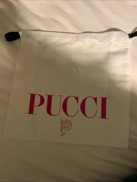 Authentic Pucci smaller dust bag with black. Rare size, bought in London. New!