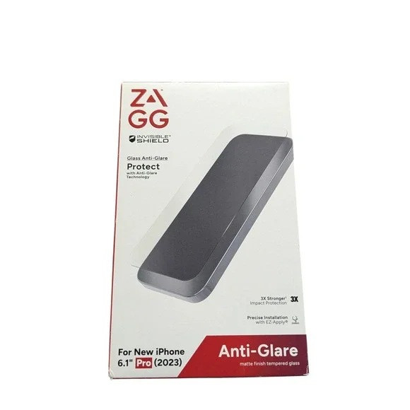 Mm1N ZAGG Invisible Glass Anti-Glare Screen Protector for Apple iPhone‎ 15 Pro