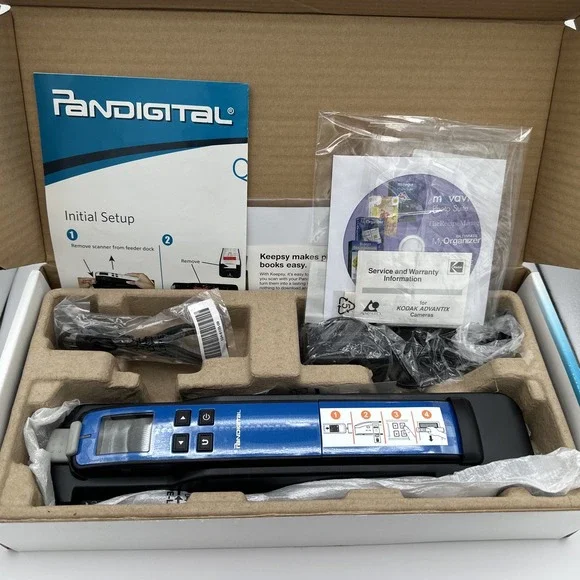 Pandigital Handheld‎ Wand Scanner Blue
