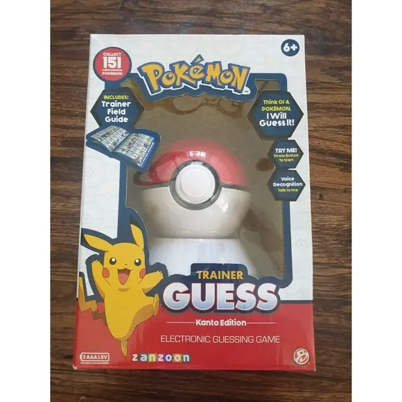 Pokemon Trainer Guess: Kanto‎ Edition Electronic Game - New & Sealed in Box